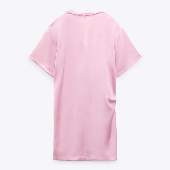 Zara Satin Effect Mini Dress Size M 2613/361 - Picture 14 of 16